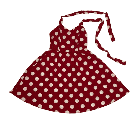 1950's red polka dot dress Retro Polka Dot 1950s Outfit For Ladies Fifties Style Dress In Red White Polka Dots