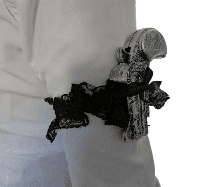Lace garter for a toy gun | Party Supplies, String Art & Paber Art - Dellwood DIY Lace garter for a toy gun | Party Supplies, String Art & Paber Art - Dellwood DIY