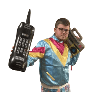 Large phone / inflatable retro phone for a themed party | Party ...